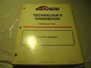 (image for) 1994 Gasoline engines Mercruiser Technicians handbook service manual