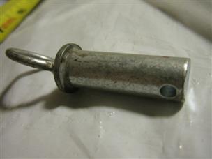 (image for) .46 1/2" 15/32 Tiny shoulder pin with welded pull ring 1 inch grip length