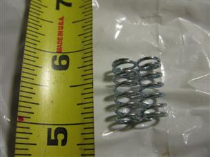 (image for) 4-8 lb load tiny springs .8" inch long .36" OD .26 ID compression press