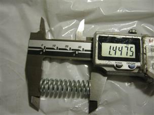 (image for) 5-10 lb load tiny springs 1.44" inch long .4" OD .29 ID compression press