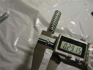 (image for) 5-10 lb load tiny springs 1.44" inch long .4" OD .29 ID compression press