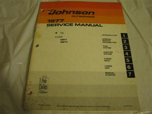 (image for) Johnson 4r77 4w77 service manual