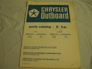 (image for) blue 1978 chrysler 82h8j 87h8a hp outboard parts catalog