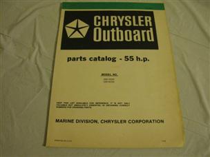 (image for) green chrysler 559hom 55 hp outboard parts catalog