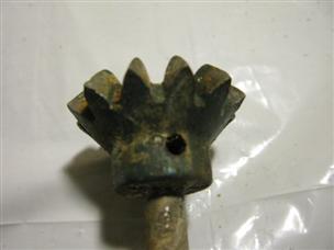 (image for) Short throttle gear shaft 1950s scott atwater hiawatha