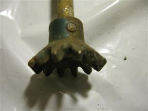 (image for) Short throttle gear shaft 1950s scott atwater hiawatha