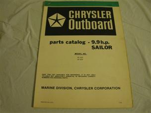 (image for) green chrysler 9.9 sailor hp outboard parts catalog