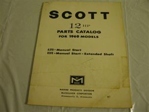 (image for)  12 hp a3fb b3fb scott outboard parts catalog