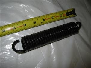 (image for) ONE 7" inch large black Industrial pull springs spring hood spring lever