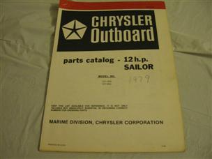 (image for) red band chrysler sailer outboard parts catalog