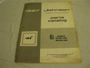 (image for)  1967 johnson cd-24 parts catalog 