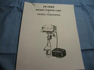 (image for) Clinton J9-1000 outboard parts list