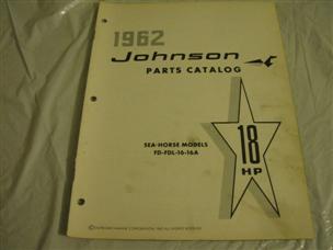 (image for) 1962 johnson 18 hp outboard parts catalog