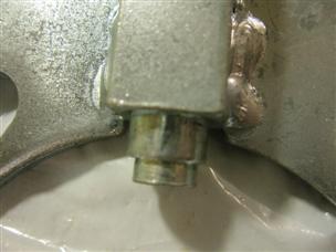 (image for) 15/32 .46 1/2" Spring release pull pin bolt on door latch