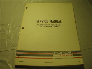 (image for) Force 9.9 250 Sailor 15 hp outboard service manual 