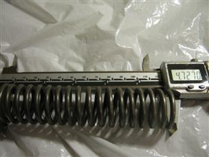 (image for) 10-50 lbs load 4.75" long 1.14 " OD .85 ID industrial compression Spring 