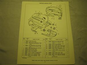 (image for) Evinrude Fleetwin 7520 7521 parts catalog outboard 