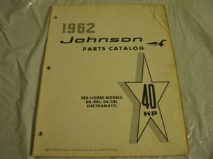 (image for) 1962 johnson rk-24 hp outboard parts catalog