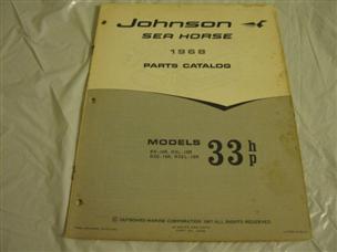 (image for) 1963 johnson 33 hp outboard parts catalog