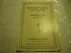 (image for) Johnson F-70 FL-70 f70 fl70 parts catalog outboard motor