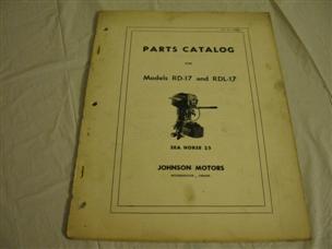 (image for) johnson rd17 rdl17 parts catalog