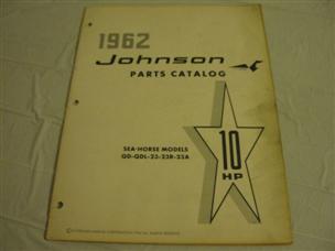 (image for)  1962 johnson qd-23 parts catalog 