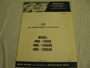 (image for) seaking 3.5 hp outboard parts catalog