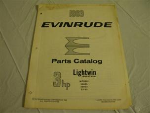 (image for) Evinrude Lightwin outboard parts catalog