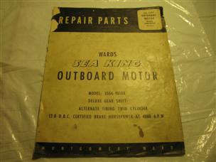 (image for) Wards Seaking Sea King 35GG-9018A 12 HP parts catalog 