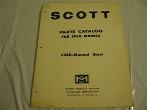 (image for) 1960 c3eb scott outboard parts catalog