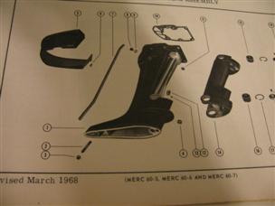 (image for) merc 60 60L Mercury hp parts catalog outboard