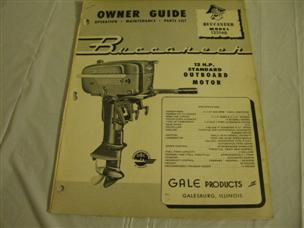 (image for) 12s14b Buccaneer owners guide and outboard parts catalog