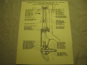 (image for) Evinrude Lightfour serial# 16001 AND UP parts list catalog outboard