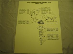 (image for) Evinrude Sportsman 4425 MOTORS WITH LETTER C parts catalog outboard boat motor