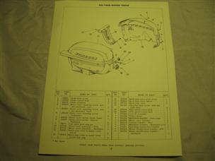 (image for) Evinrude Big Twin 25012 25013 parts catalog blue boat motor