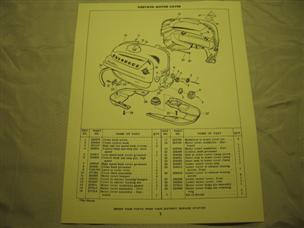 (image for) Evinrude Fleetwin 7520 7521 parts catalog outboard 