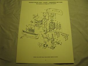 (image for) Evinrude Fastwin 4441 4442 parts catalog outboard boat motor fifteen horse 15