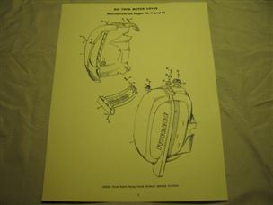 (image for) Evinrude Bigtwin Big Twin 2001 2002 parts catalog outboard boat motor 25 horse