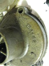 (image for) 1950s green Johnson 5.5 hp CD outboard 303335 water pump housing