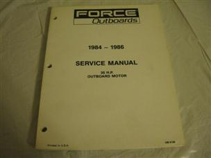 (image for) 1984 1985 1986 force chrysler 35 hp outboard service manual