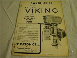 (image for) Viking 25 hp 22de14v outboard owners guide and parts list 