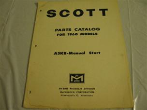 (image for) scott 1960 a3kb outboard parts catalog