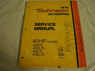 (image for) 1975 johnson 40 hp outboard service manual