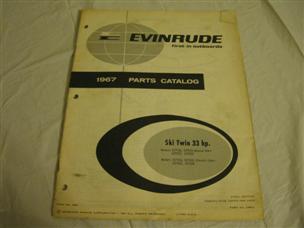 (image for) 1967 evinrude 33 parts catalog 