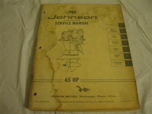 (image for) 1958 johnson 65 hp outboard service manual