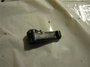 (image for) carb mixture lever 1950s Johnson 15 hp model FD-10 outboard motor fdl-10