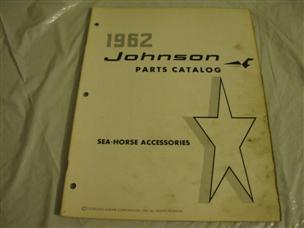 (image for) 1962 johnson accessories outboard parts catalog