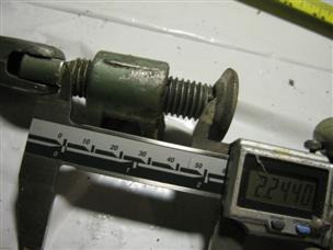 (image for) 1950s 1960s 5/8" Antique Johnson Thumb screw outboard