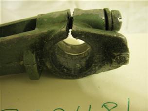 (image for) antique green johnson tiller handle 300481