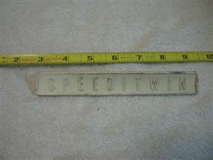 (image for) 1950s 1960s evinrude speeditwin 10 18 hp emblem 